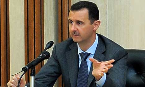 Assad offers road map to end conflict