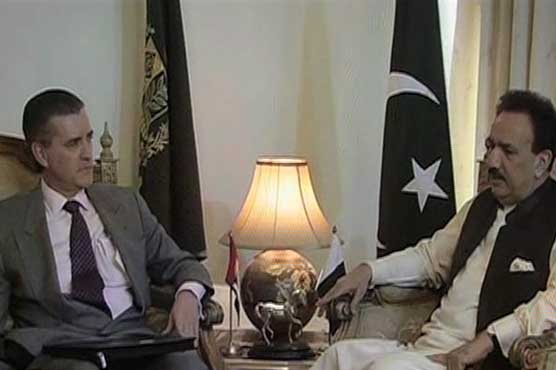 Islamabad: Oslon holds meeting with Malik