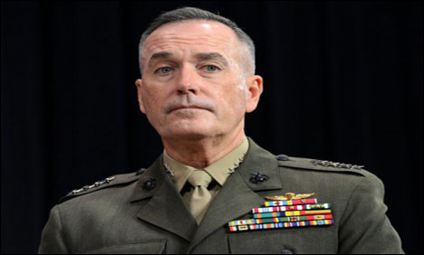 Dunford takes charge of NATO in Afghanistan