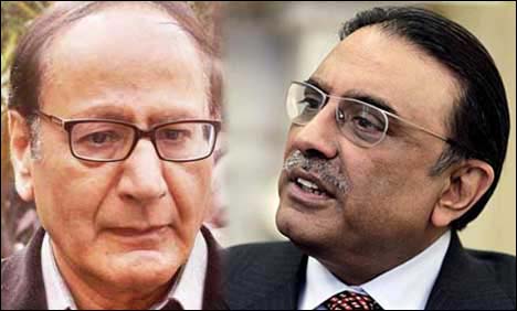 PML-Q leaders call on President Zardari in Lahore