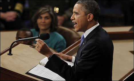 Obama hits out at Qaeda in State of the Union adress