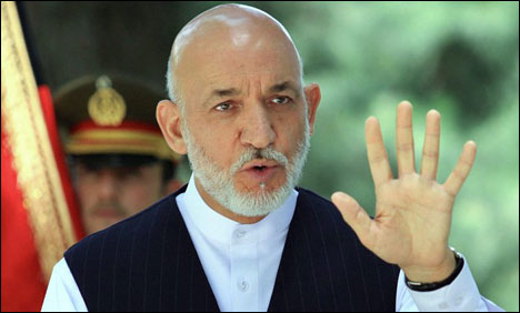 Karzai bans NATO air support for Afghan forces
