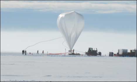 NASA science balloon breaches longest flight record