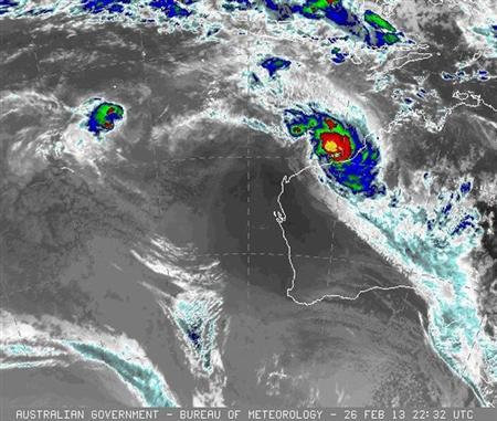 Cyclone intensifies, Australia's iron ore mines brace 