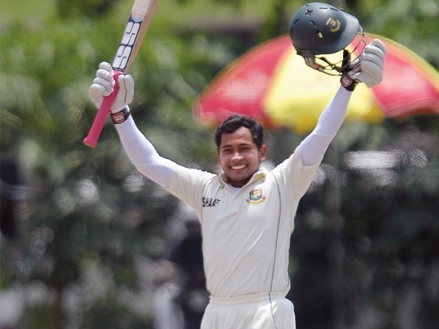 1st Test: Rahim writes history for Bangladesh