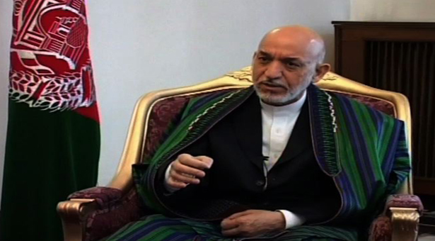 Karzai against drone attacks, supports Nawaz Sharif's stand