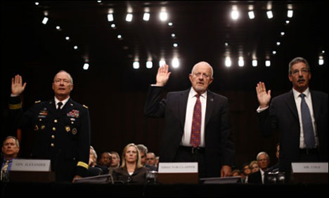  NSA head denies reports on U.S. spying in Europe 