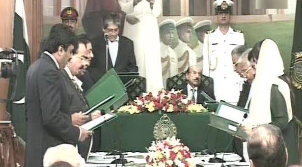  Nine new ministers sworn-in to the Sindh cabinet 