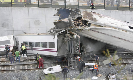  69 dead, 143 injured in Spain train derailment: official 
