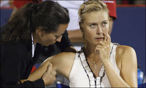  Tennis: Maria Sharapova out of US Open with shoulder injury 