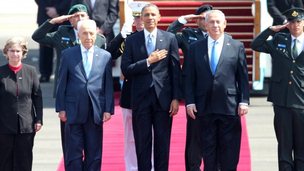 Barack Obama in Israel for first time as president