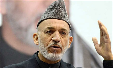 Afghan peace plans in limbo as US placates Karzai