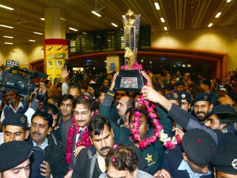 Pakistan cricket team arrives in Lahore 