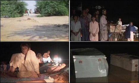 Floodwater recedes in Karachi localities 