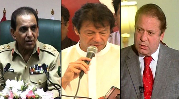  Imran Khanâ€™s exclusive meeting with PM, Army Chief begins 
