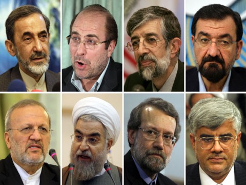 Iran presidential hopefuls stay in the shadows