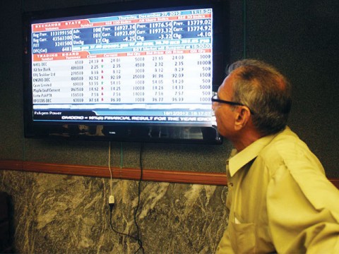 KSE index sheds 35 points on profit-taking