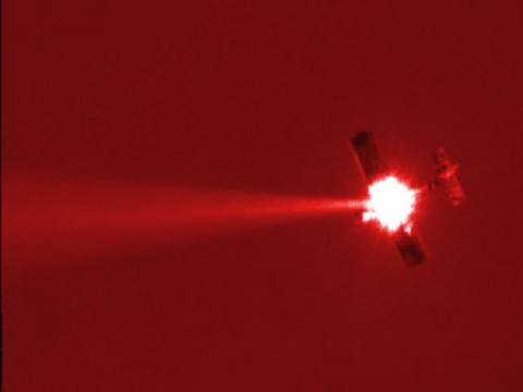 Laser used to shoot down drones