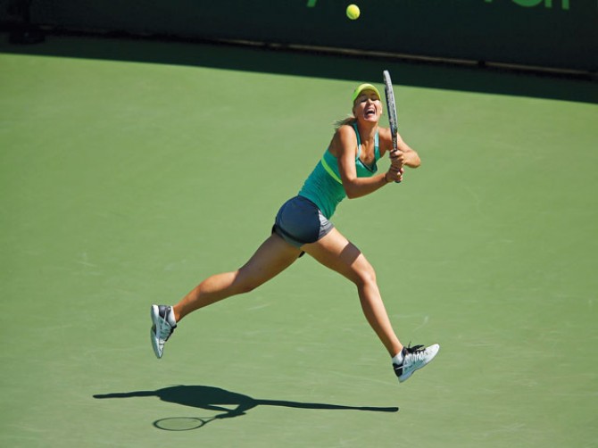 Maria Sharapova keeps Miami title quest on track