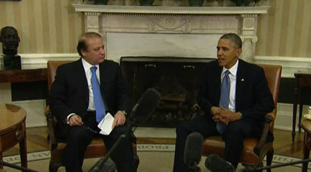 Nawaz, Obama vow cooperation as tensions ease 