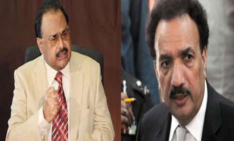  Rehman Malik meets Altaf Hussain 