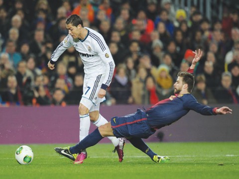 Ronaldo helps Real sink Barca