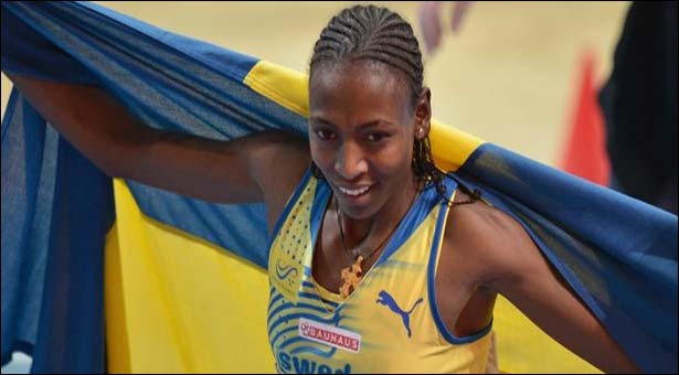  Sweden's Aregawi wins women's 1500m title 