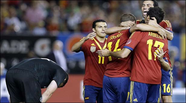 Spain beat Ireland in Confed cup build up