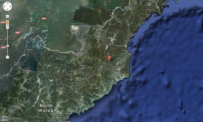 How did Google Maps know about North Korea's nuclear test site?