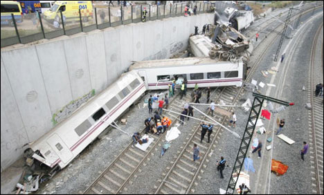  77 dead in Spanish train crash: official 