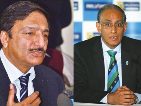 Zaka, Lorgat discuss intâ€™l cricket return to Pakistan